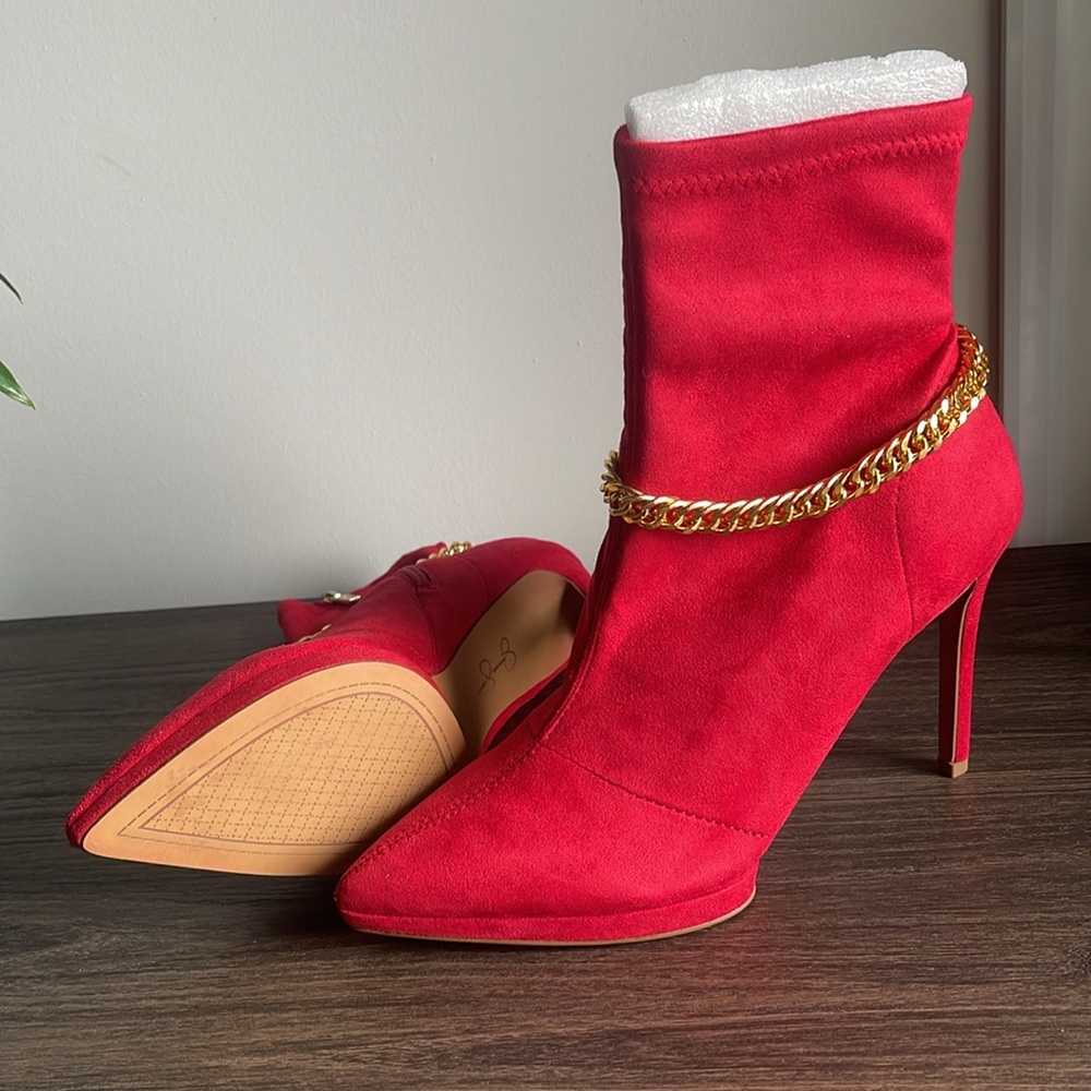 Jessica Simpson Wicked Red boots